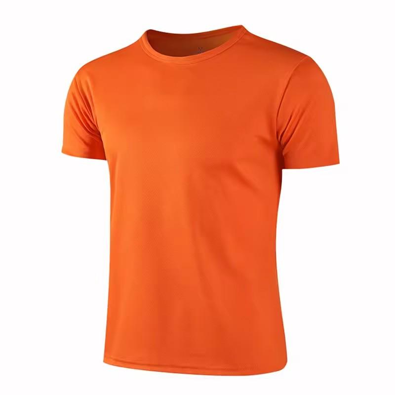 Men's Solid Color T-Shirt Breathable Casual Comfort 3D Printing