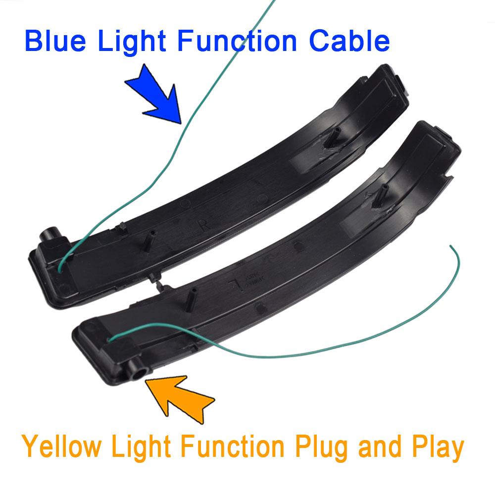 LED Side Mirror Dynamic Turn Signal Sequential Light For Nissan X-Trail T32 Rogue Qashqai J11 Murano Z52 Juke Navara