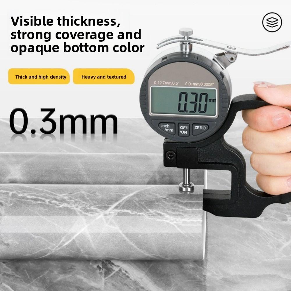 Non-Slip Floor Tiles Imitation Marble Decorative Floor Stickers For Kitchen Bathroom