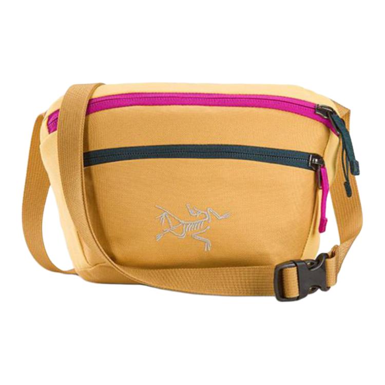 Arcteryx Mantis 1L Multi-Functional Zipper Climbing Backpack Outdoor Bag Women backpack Yellow 29556-SUNSTONE/RETREAT