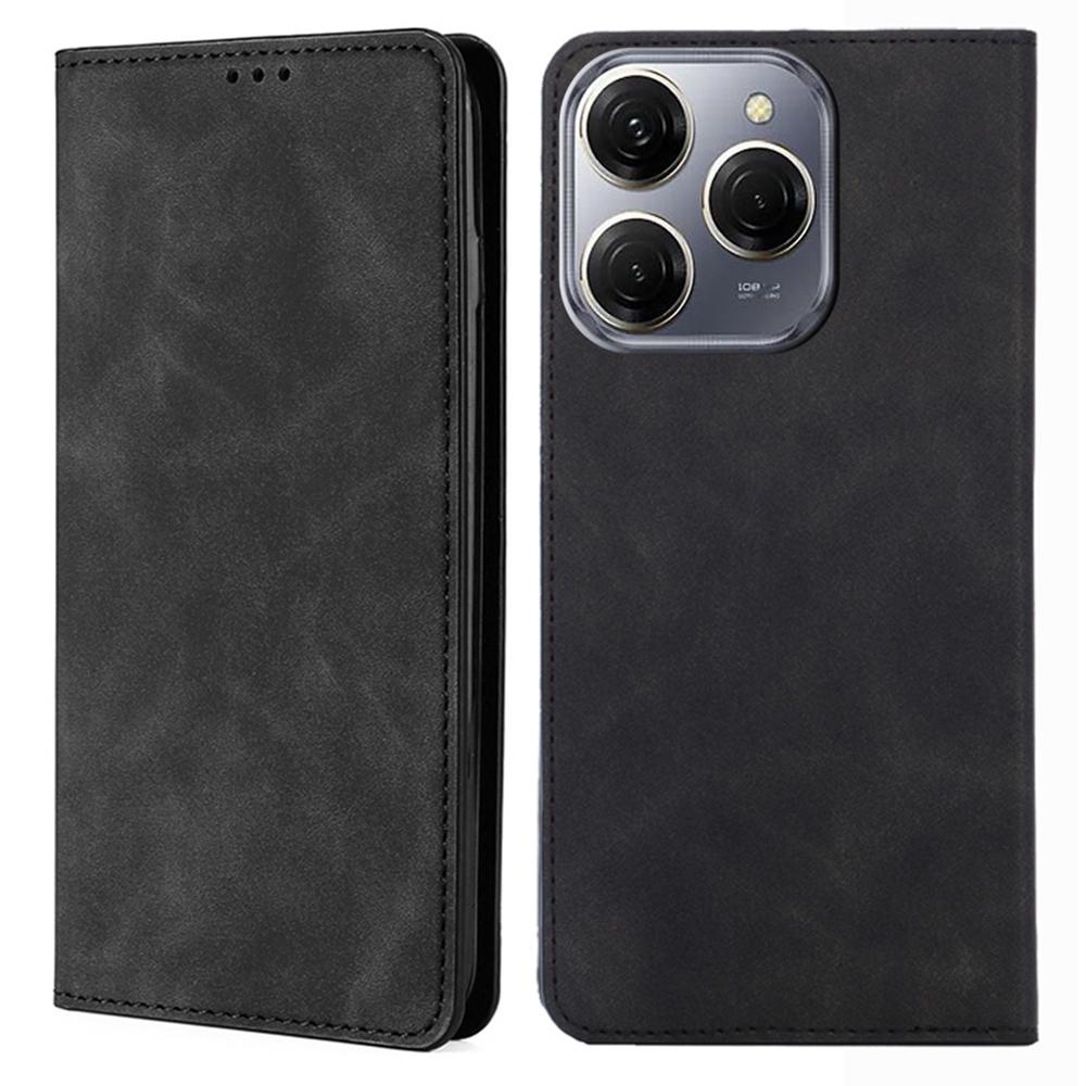 For TECNO Spark 20 Pro Case Anti-Scratch PU Leather Stand Card Slots Cell Phone Cover