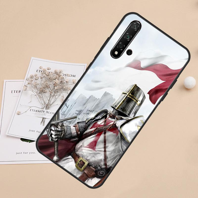 

Knights Templar For Huawei Nova Y60 Y70 Y90 Y61 Y91 Nova 11 Pro 9 10 SE 5T 11i 8i 3i P20 P30 P40 Lite Case Huawei P30