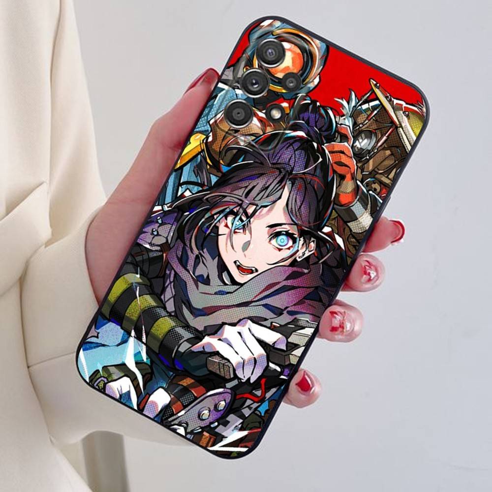 Apex Legends Wraith Phone Case For Samsung S25,24,21,22,23,30,Ultra,20,Plus Black soft silicone case