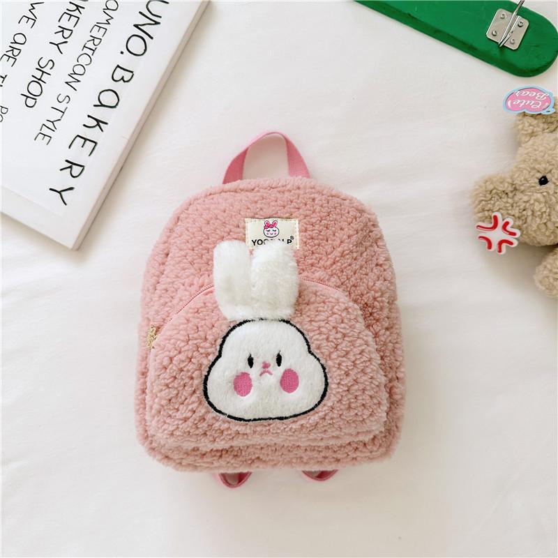 Adorable Plush Rabbit Backpack For Kids With Soft Comfort And Fun Design For Ages One To Three