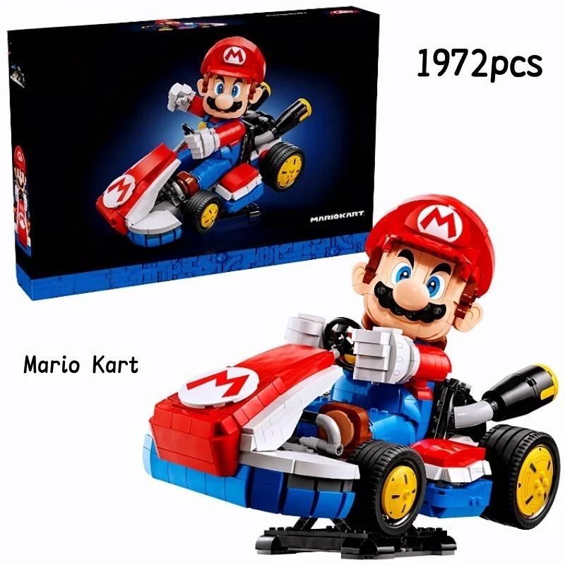 2025 MINISO Disney 1972pcs Standard Kart Classic Game Racing 72037 Model Building Blocks Assemble Brick Toys for Kids Gifts