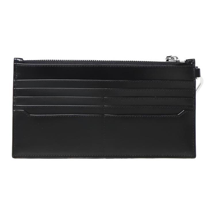 Montblanc Meisterstück Elegant Design Iconic Hexagonal White Star Brand Logo Zipper Closure Leather Clutch Mini Men clutch Black 129904
