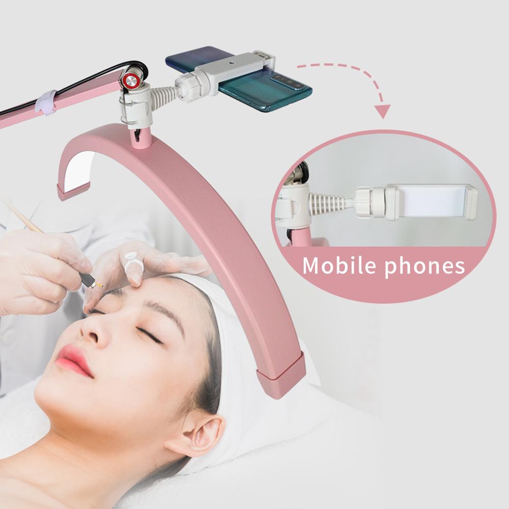 Andoer HD-M3X Desktop LED Video Light Half-moon Shaped Fill Light 3000K-6000K Dimmable with C-Clamp