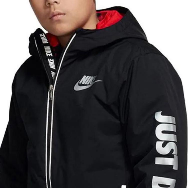 Nike Kids Padded Jackets Hooded Thickened (Unisex) Padded Jackets DB6986 010
