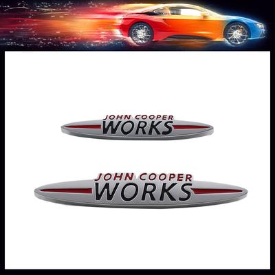 3D Premium John Cooper Works JCW for Car Hood Fender Trunk Decal Emblem Badge Sticker