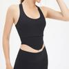 Sleeveless U-shaped Breathable Sports Vest Fitness Crop Tops Outside Bodybuilding Yoga Running Underwear Women Tank Tops 30721