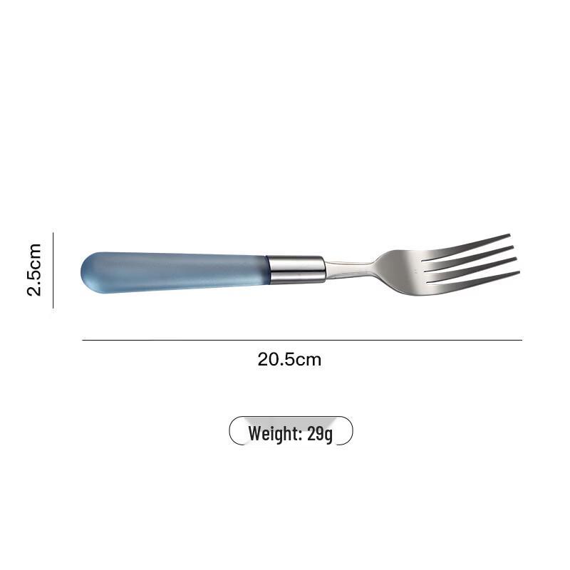 Qianxing Frosted Imitation Crystal Handle Dinner Fork Set