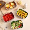 Food Grade Stainless Steel Lunch Box Vacuum Antibacterial Sealed 600/1000/1500ml Leakproof Bento Box for Office Workers