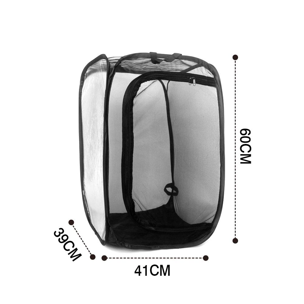 Butterfly Insect Cage Habitat Mini Insect and Butterfly -up Collapsible Insect Mesh Cage for Insect Pet Raising Supplies