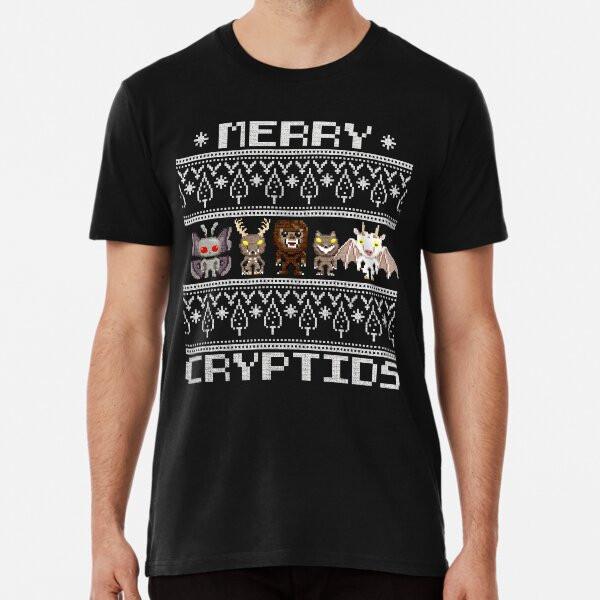 

Веселые Криптиды - Уродливый Рождественский Человек-мотылек, Вен от S до 5XL Сделано в Австралии/США Футболка XL