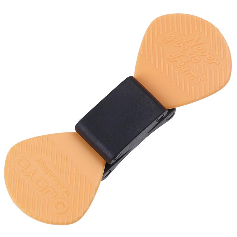 Süßes Gitarrenzubehör 1 Stück Schwarzer Gummi-Gitarrenplektrumhalter Zum Befestigen am Kopf