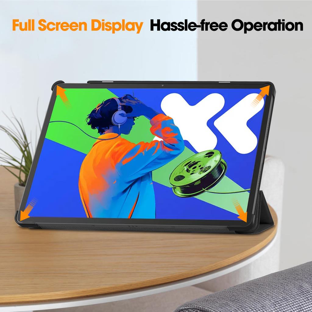 Pro Lenovo Xiaoxin Pad Pro 12,7 palce Pouzdro Odolné proti pádu Kožený Stojan Kryt na tablet