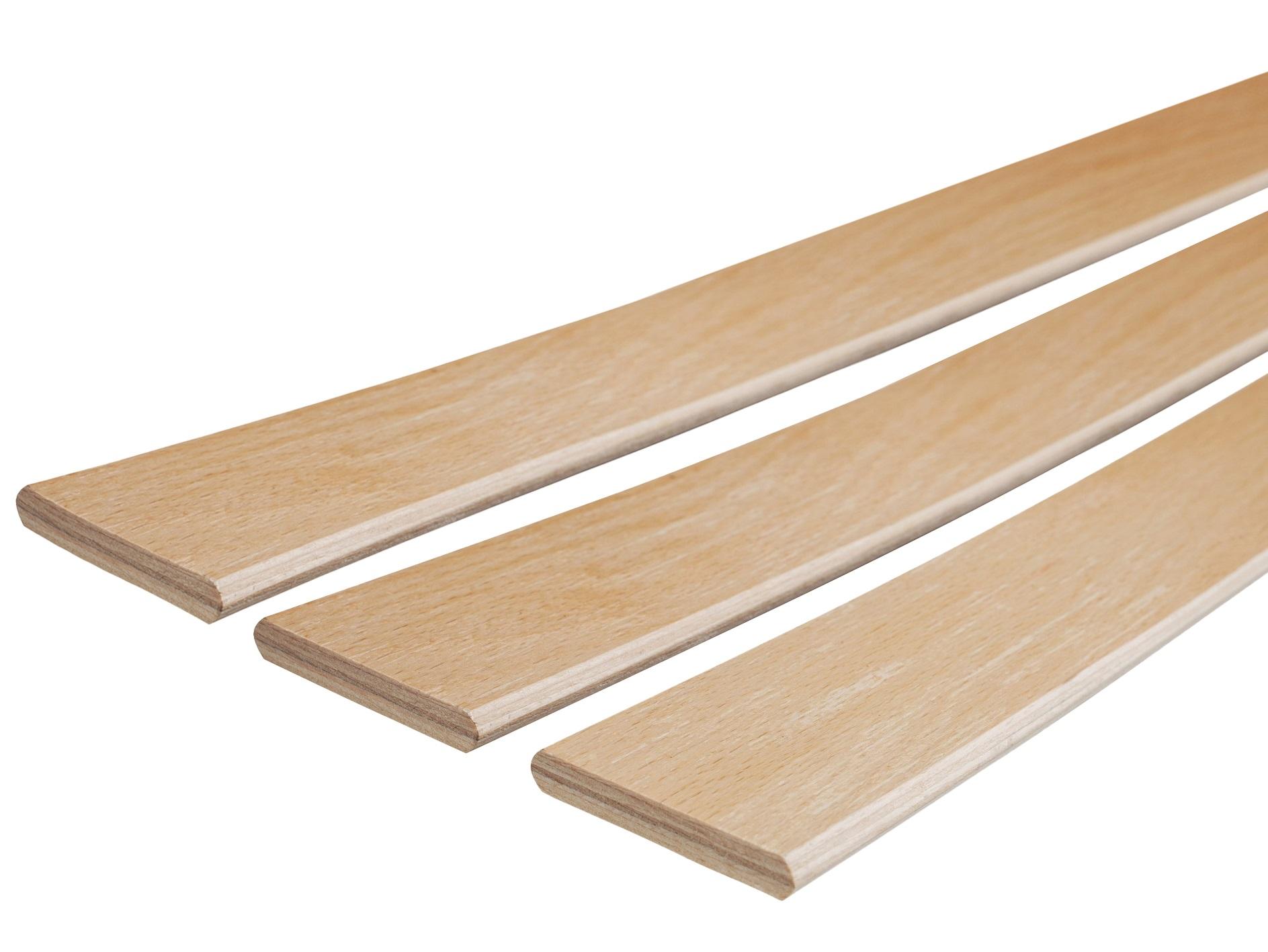 Koka atsperu līste 795 mm gultas