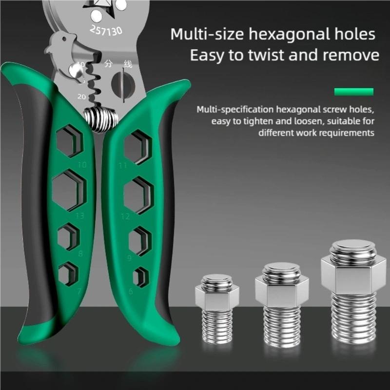 Wire Stripper Tool Multitools Pliers Stripping Cutter Crimping Cable Wire Cutter Electrician Repair Tool