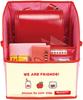 Skater School Backpack Storage Case with Dividers and Lid Cover for Organization and Sanrio Hello Kitty and Friends (SRBX1)