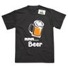 MMM Beer Funny Drinking Fathers Day Birthday Gift Printed T-Shirt