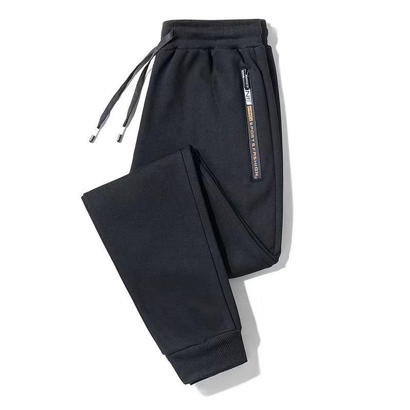 Men's Casual Thick Knit Cuffed Joggers for Fall and Winter