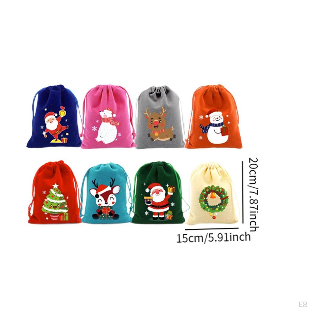 50Pcs Weihnachten Geschenk Wrap Taschen Säcke Mehrzweck Zubehör für Verpackung Party Favors mit