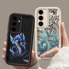 Fashion Dragon God Phone Case For Samsung S26 S25 S24 S23 S21 S20 Ultra For Galaxy S25 S24 FE S26 Plus Funda Soft Silicone Cover