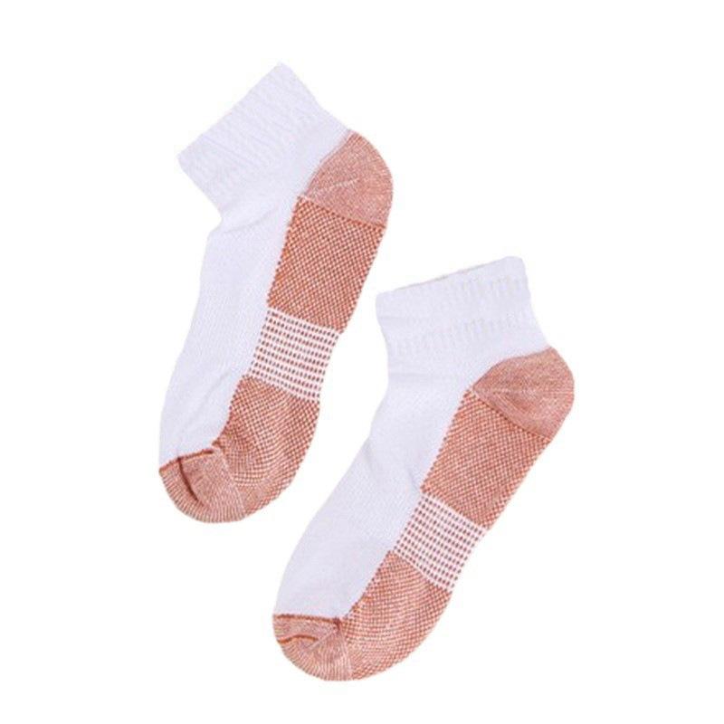 1Pair Copper Fiber Pure Cotton Sports Magic Socks Bamboo Fiber Sports Sweat Socks For Summer Various Outdoor Activities