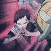 [USED] Vintage 2000s Naruto Gaara Short Sleeve Shirt, Anime, Manga, Black (5)