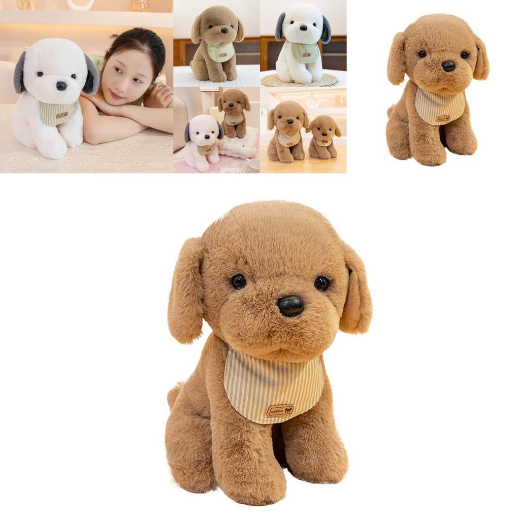 Cute Dog Plush Pillow With Short Plush Material For Children And Nap Comfort