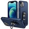For iPhone 15 PC+TPU Shockproof Cover Anti-fall Phone Case with Ring Kickstand
