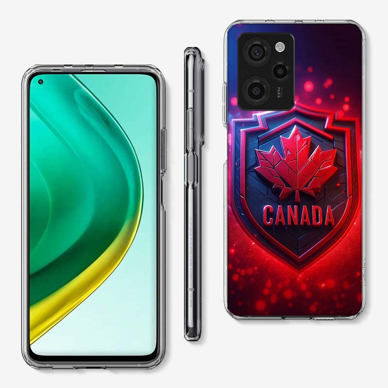 Canada National Football Team Logo Cover Phone Case For Xiaomi Poco M8 M7 M6 M4 M3 X7 X6 X4 Pro F7 Ultra M5S Mi 14 14T 15 15T 12