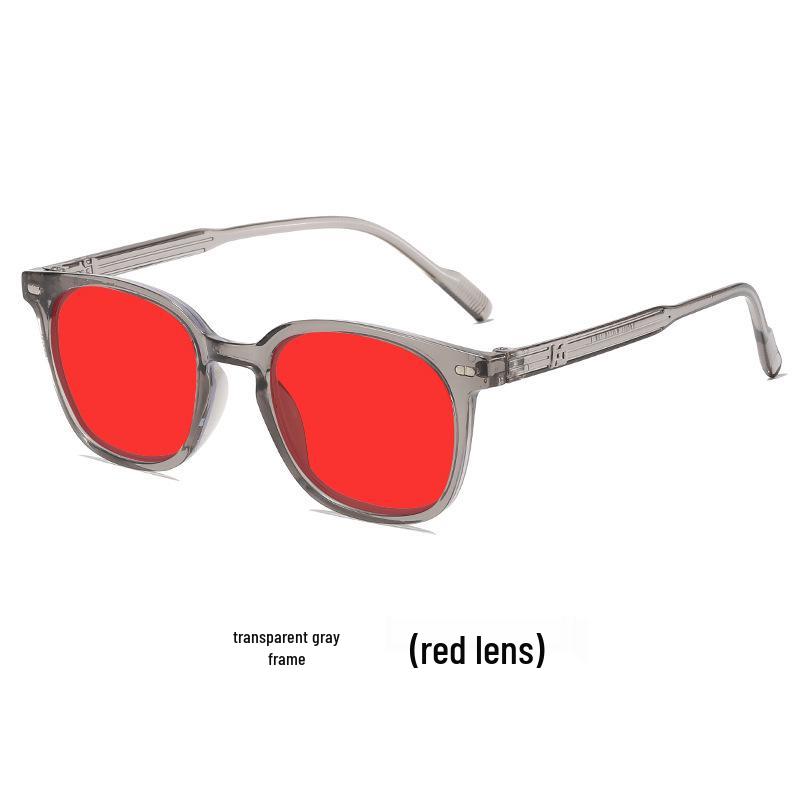 Unisex Retro Night Vision Yellow Goggles - Anti-Blue Light Full Frame for Phones & Gaming
