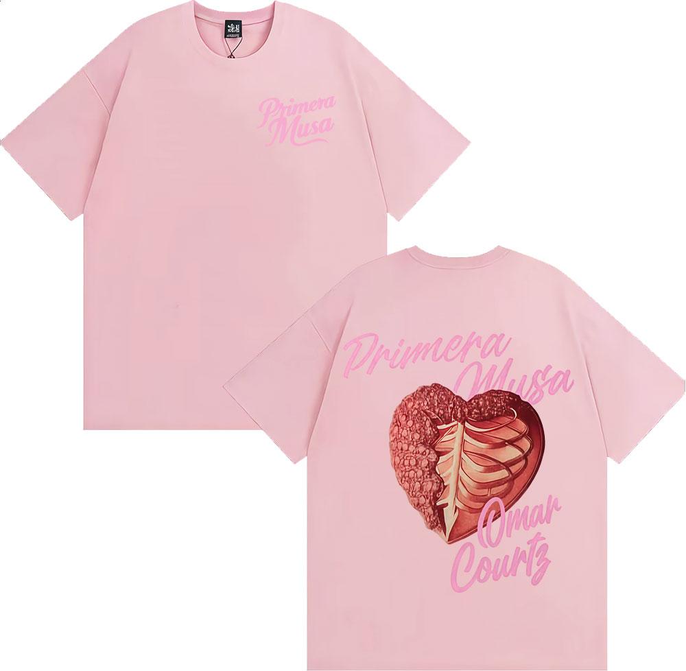 Rapper Omar Courtz Primera Musa 2025 Graphic Tshirts Mens Clothing Fashion Hip Hop T Shirt Cotton Comfort High Quality Tshirt