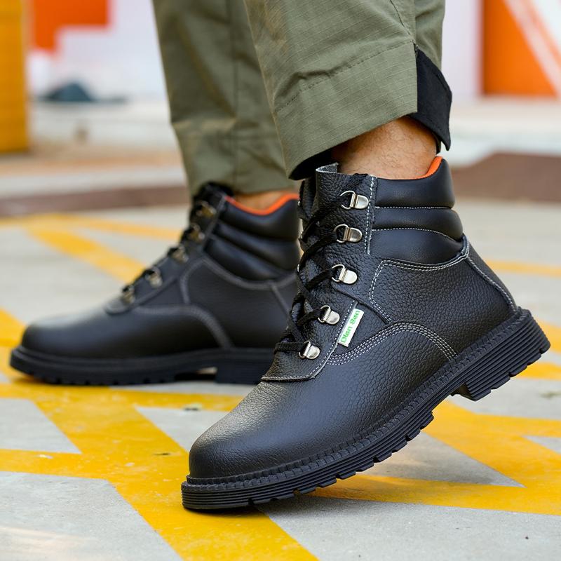 Men Work Safety Anti-slip Boots Anti-smash Anti-puncture Work Sneakers Waterproof Boots Indestructible Protective Work Boot