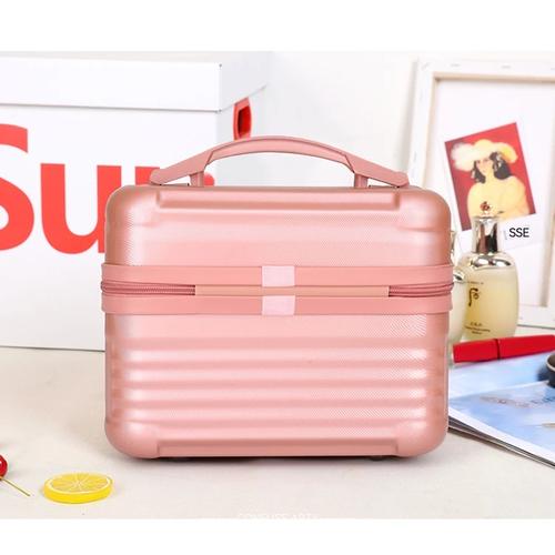 Large Capacity Portable Makeup Bag, Multifunctional Organizer Toiletry Travel Bag Handheld Cosmetic Case