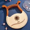 Lyre 19 Strings Lyre Harp Piano High-quality Lyre Harp 19 Strings Mahogany Musical Instrument with Spare String