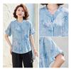 Hodo Women's Summer Two-Piece Shirt & Wide-Leg Pants Set