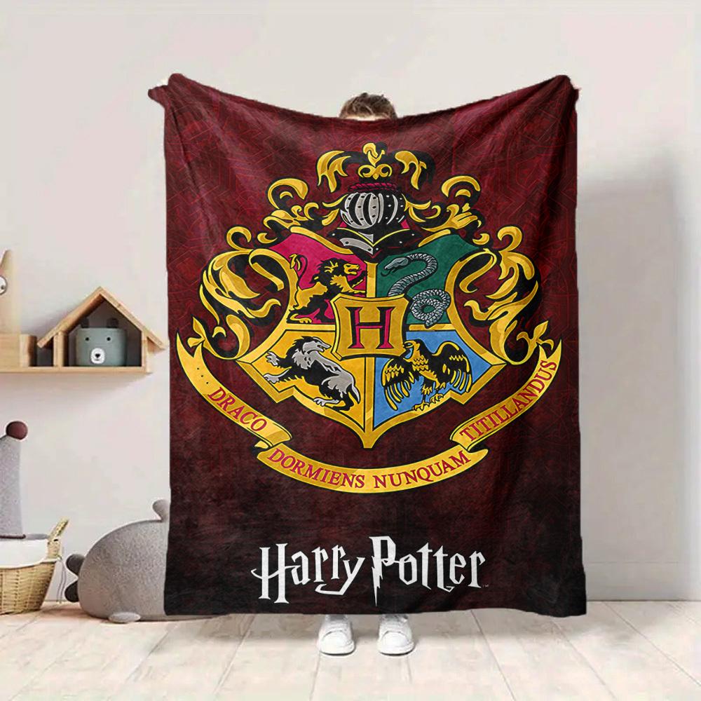 1pc Harry Potter Flannel Throw Blanket - HD Printed Lightweight Soft Warm All-Season Blanket for Sofa, Bed, Travel, Camping 119