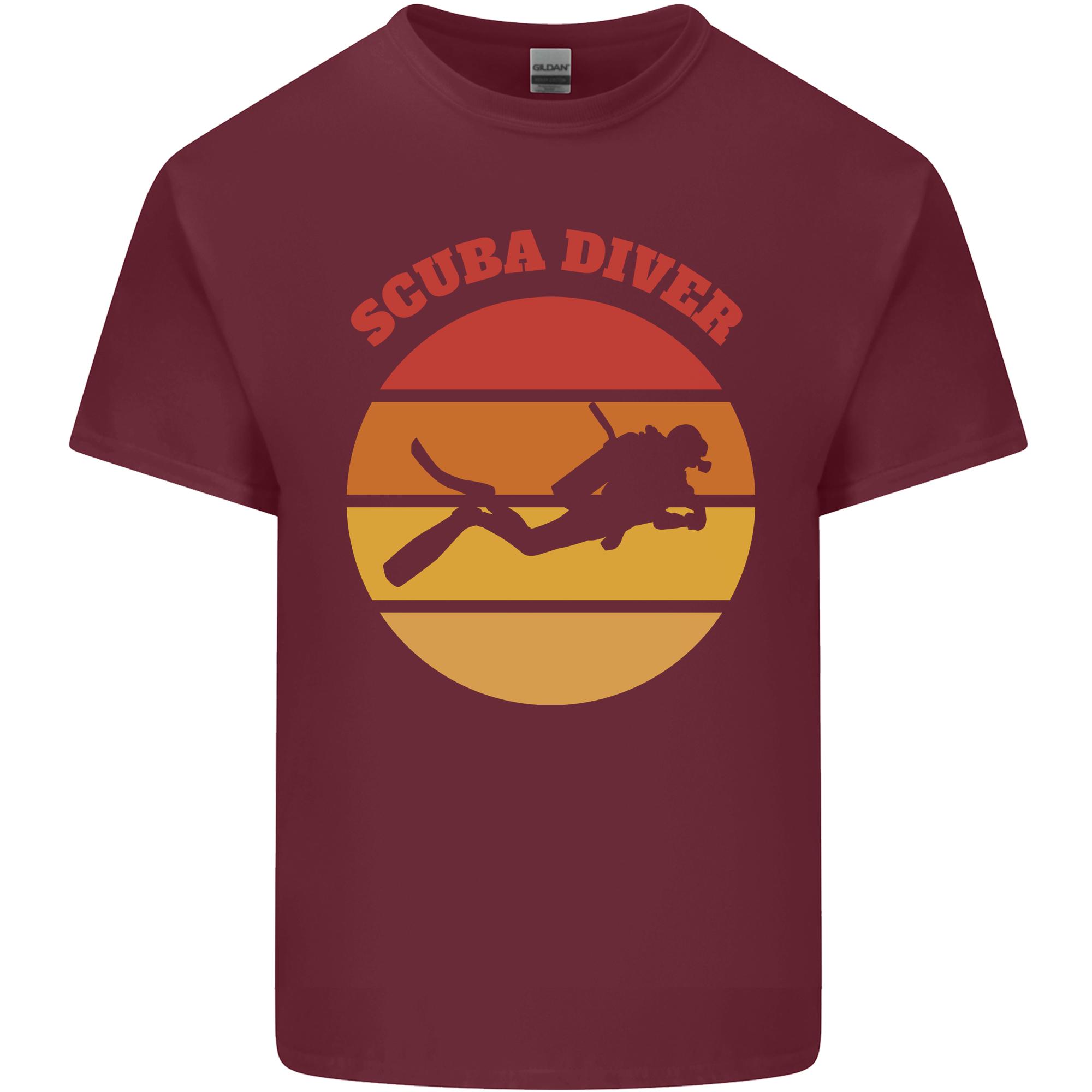 Scuba Diver Silhouette Unisexs Light Cotton TShirt S