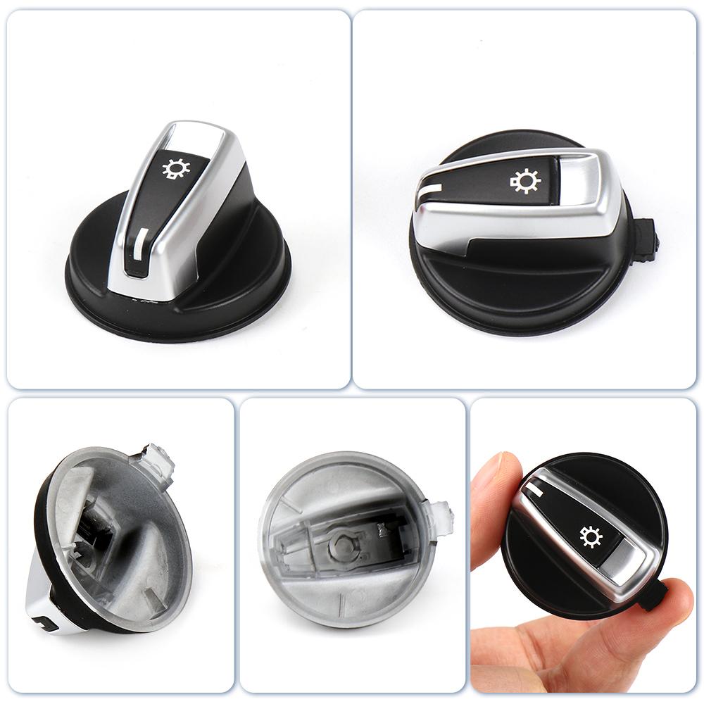 Headlamp Head Lamp Headlight Switch Rotary Knob Button Replacement For BMW 5 6 7 Series X3 X4 F02 F10 F18 F07 F06 F25 F26