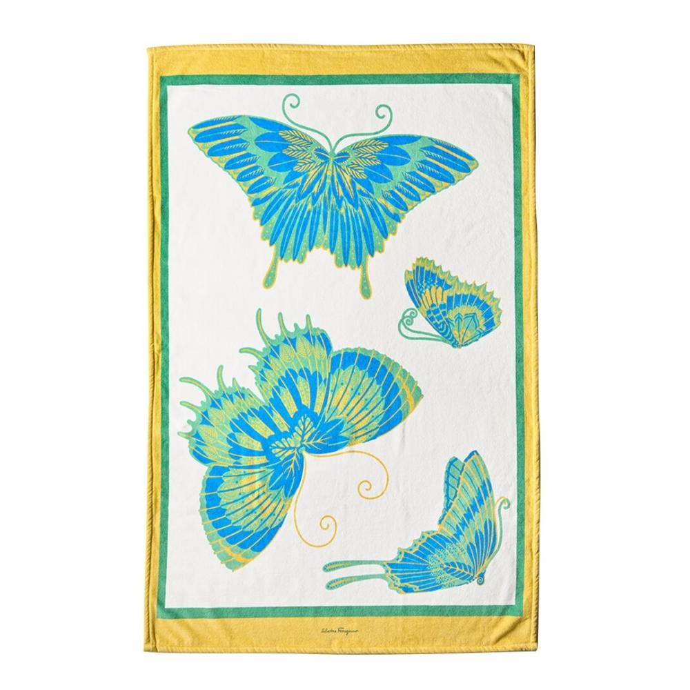 

Salvatore Ferragamo Пляжное полотенце Ferragamo желтый One Size