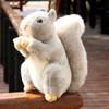 Simulation Stuffed Soft Squirrel Plush Toy Cute Animal Dolls Gifts for Children Girls Birthday Christmas Toys Home Decor