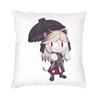 Neco Arc Cat Square Pillow Cover Home Decor Cartoon Comic Game Cushions Throw Pillow For Car Double-Sided Printing