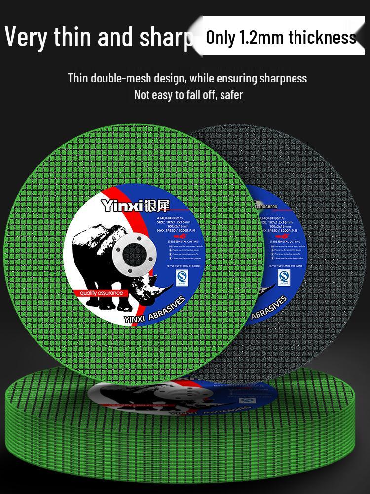 Stainless Steel Abrasive Cutting & Grinding Disc, 100mm Resin Wheel for Metal