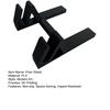 Skateboard Floor Stand 3D Printed PLA High-Strength Skateboard Rack with Bilateral Slot Design Stable X-Shaped Support Space-Saving Storage Rack