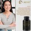 Organic coconut charcoal capsules, coconut shell charcoal, nutritional supplement, all-natural, suitable for adults.