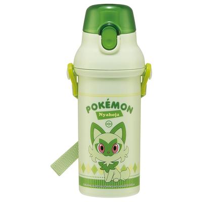 Skater Plastic Water Bottle 480ml One Push Antibacterial Child Friendly Lightweight Antibacterial Treatment Made In Japan Pokemon Nyaoha Boys Girls