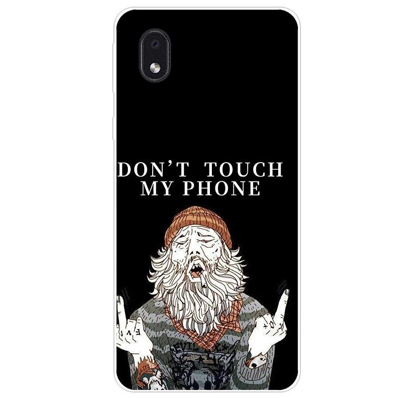 For Samsung Galaxy M01 A01 Case For Samsung Galaxy M01 Core Soft Case Cover M 01 A01 Core Fashion Protect Black Silicone Cover