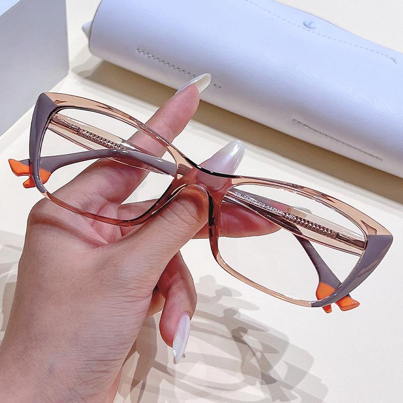 

Fashion Cat Eye Reading Blue Light Glasses Women Gradient Green Casual Eyeglasses Spring Hinge Optical Prescription Glasses 0